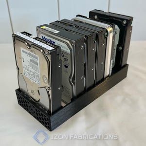Archiviazione HDD da 4 a 8x — NAS rack da 3,5" all'aperto, server domestico, organizzazione da banco
