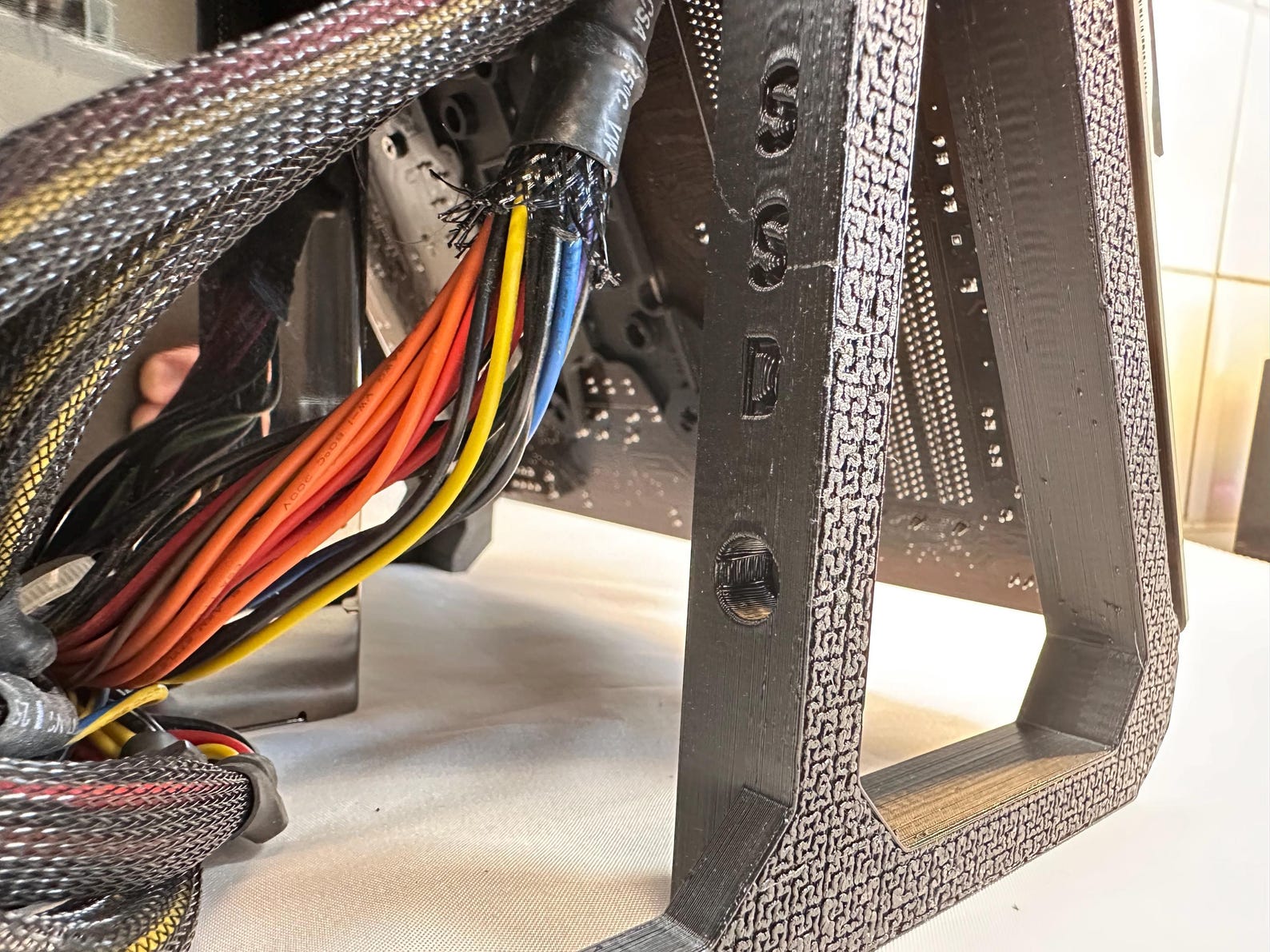 Dual-motherboard PC Test Bench — Angled Open‑air Parallel Workstation ...