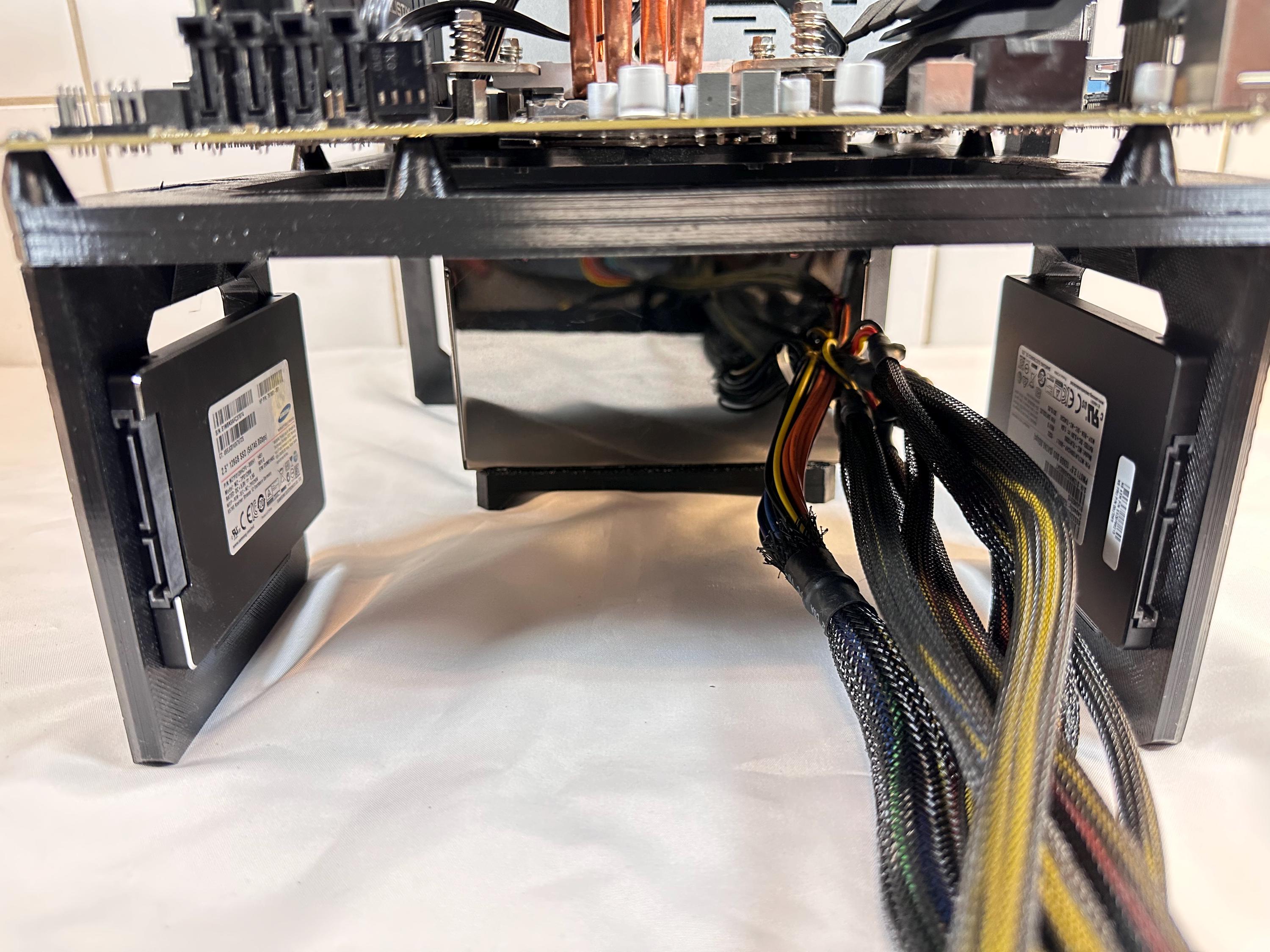Lockable Computer Test Bench Open-air Computer Test Bench — Modular PC Assembly Platform With GPU ...