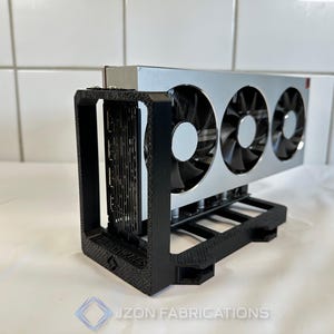 Open-Air GPU Stand for PCIe Riser — Modular Mining Support