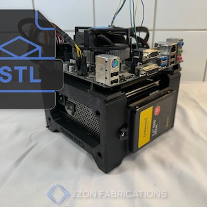 Mini-ITX Test Bench — Compact Desktop PC Building Stand with PSU Support and Airflow Layout