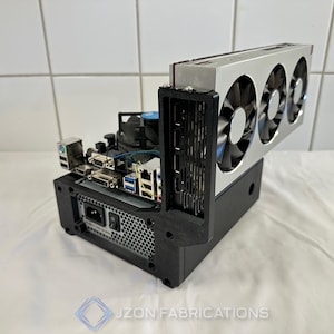 ITX Open-Air PC Workstation - Compact & Minimalistic Computer Case