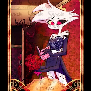 Hazbin hotel birthday cards - Etsy 日本