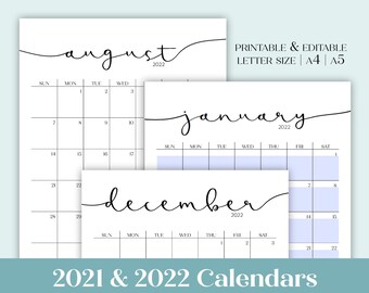 Freckle Calendar 2022 Etsy