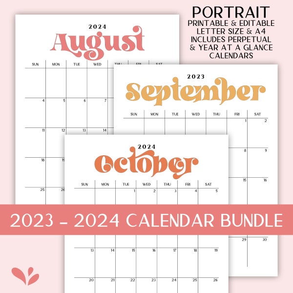 2025 Calendar Printable Etsy