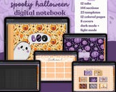 Spooky Halloween Digital Notebook: 12-Subject Landscape (Digital Download)