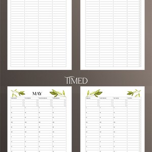 Editable Vertical Weekly Planner Printable | Vertical Layout Timed ...