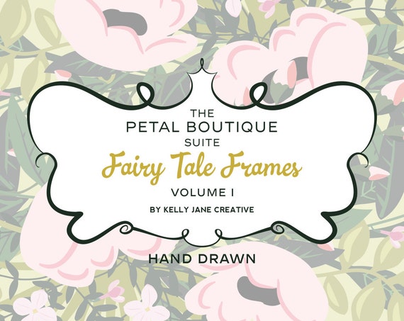 Petal Boutique Fairy Tale Frames Clip Art Vol 1 Blog Etsy