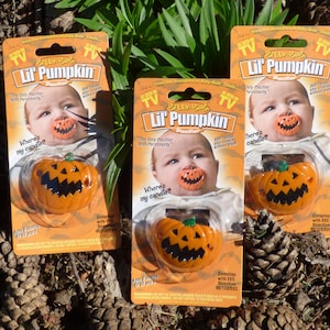 Cute Pumpkin Pacifier.