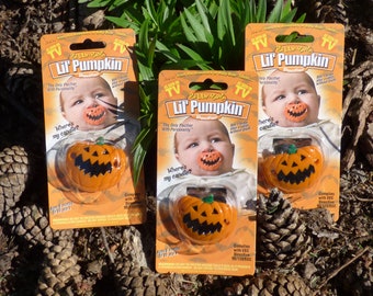 Cute Pumpkin Pacifier.