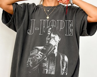 Vintage K-Pop J-Hope Comfort Colors Shirt, K-Pop Idol Jung Hoseok Merch World Tour, Bangtan The 5th Album Tee