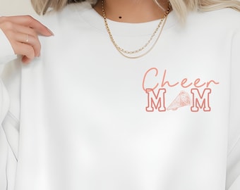 Cheer Mom SVG Cheer Mom PNG Game Day Cheerleader Cheer Competition Shirt Design png svg, Instant Download