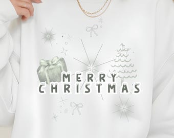 Christmas Tree PNG, Christmas PNG, Girly Christmas PNG, Xmas Png, Christmas Sublimation, Christmas Sweatshirt Png, Christmas Png Designs
