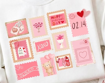 Pink Heart Coquette Valentine PNG, Girly Retro Design (Digital Download)