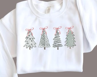 Choinka PNG, Boże Narodzenie PNG, Dziewczęce Boże Narodzenie PNG, Xmas Png, Sublimacja świąteczna, Bluza świąteczna Png, Wzory świąteczne Png