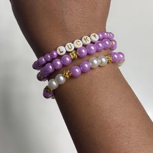 Design Your Own Bracelet - Personalized Beaded Jewelry - Custom Color & Name Bracelet - Handmade Gift for Women and Kids!