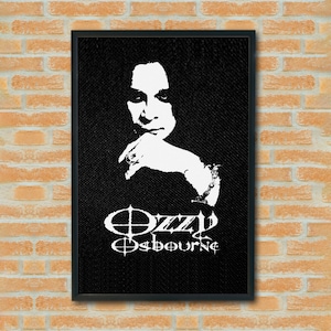 Poster No Frame, Ozzy Osbourne Vintage Poster. Music Poster, Vintage Poster, Legend, Concert Poster,  Wall Art Decor