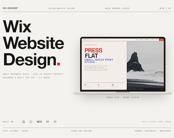 Wix Website Design, Custom Wix & Wix Studio Website for Small Business, Web Designer, Mobile Responsive Website + SEO Setup