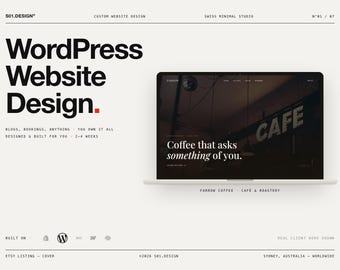 WordPress Website Design, Custom WordPress Website for Small Business, Blog + Business Site, Web Designer, Mobile Responsive + SEO