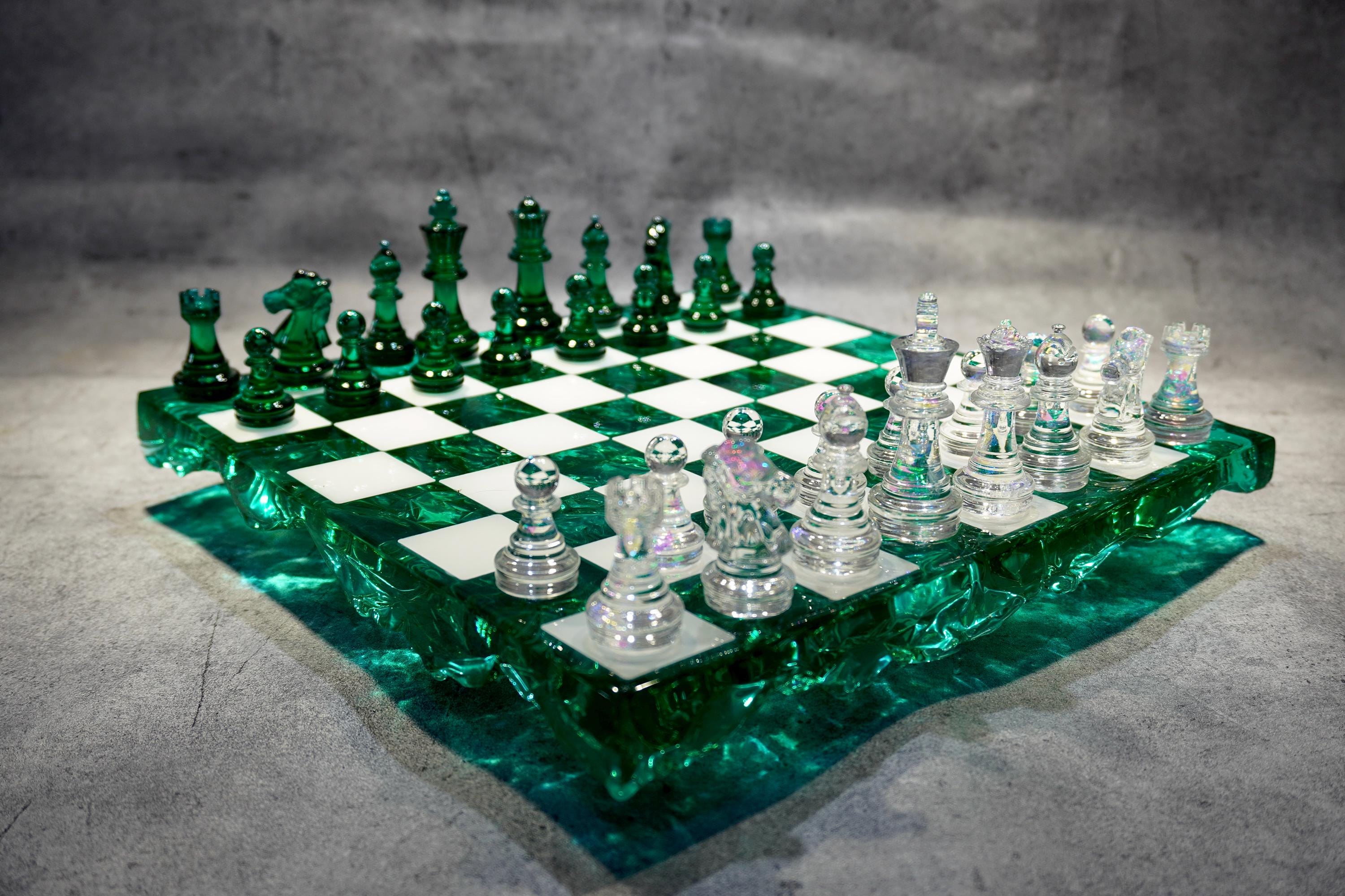 Green chess set - Etsy 日本