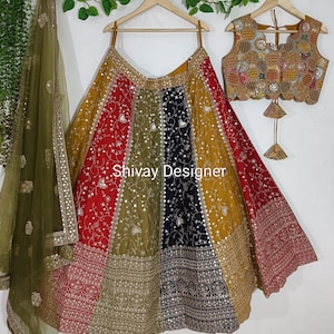 Designer Lehenga choli for Women indian Wedding Wear Function Wear chaniya choli Ready to wear embroidery sequence Work Lengha choli women