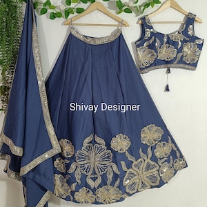 Designer Lehenga choli for Women indian Designer Wedding Wear chaniya choli Sequance and embroidery work lengha function wear indian outfits