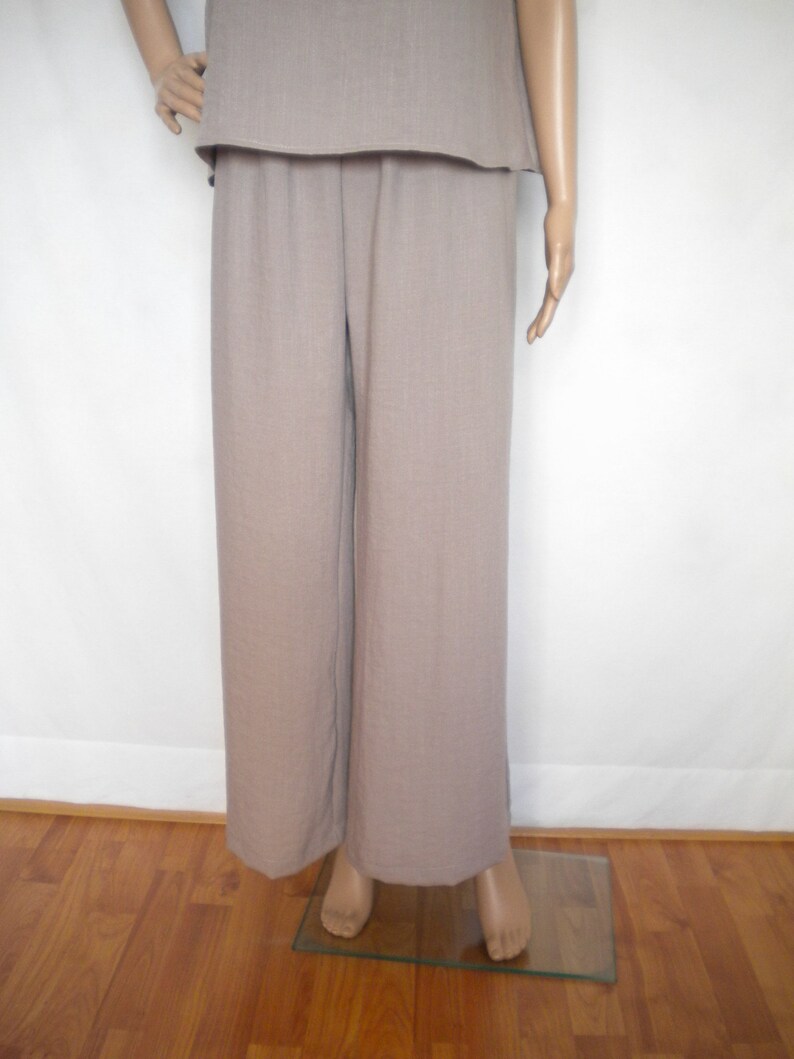 Pantaloon Linen Pants in Neutral main image 1