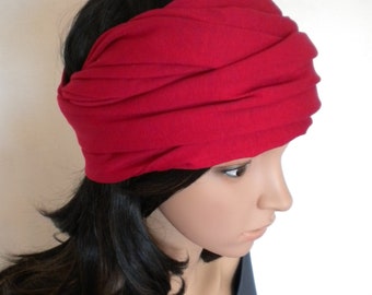 Turban Stirnband extra breit Kopftuch unisex Haartuch Armee grün Kopfbedeckung Chemo Kopfschmuck atmungsaktive Kopfbedeckung Geschenk für sie dreadlock