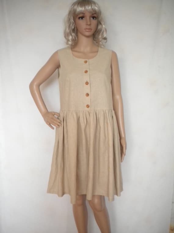 babydoll linen dress
