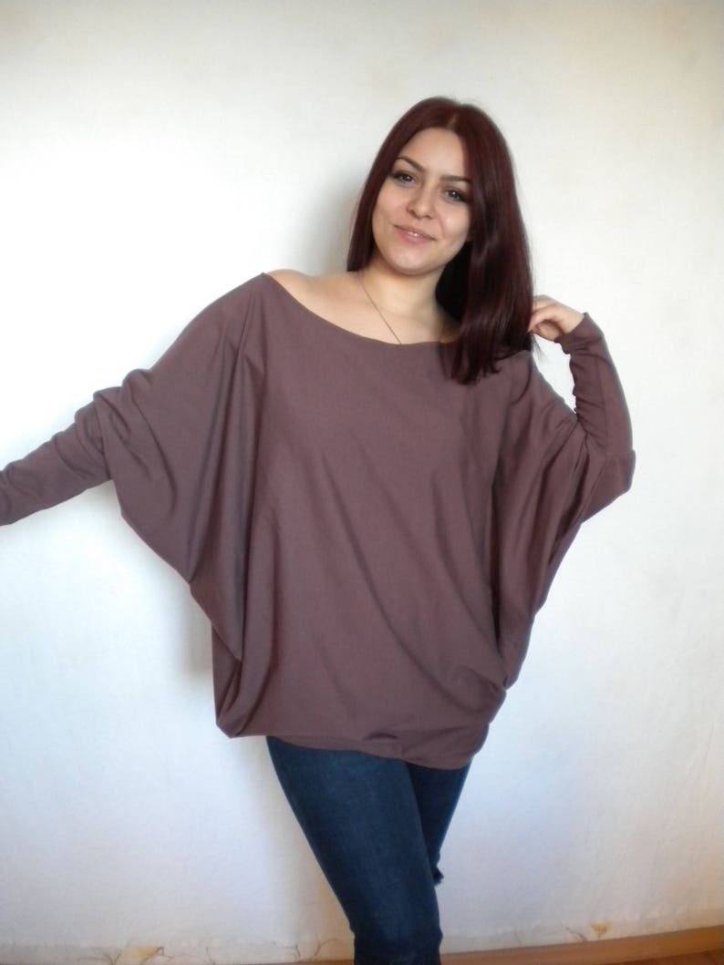 women's plus size off the shoulder sweatshirt