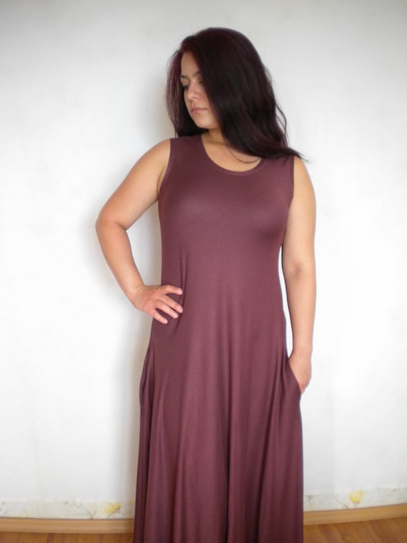 princess polly baby blue dress Maxi Tank Dress, Sleeveless Long Dress, Soft Jersey Casual Summer Dress,  Flare Maternity Maxi Dress, Plus Size Long Dress, Made to Order