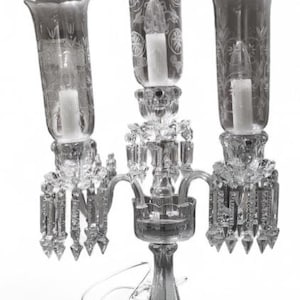 Antique Baccarat Crystal Chandeliers