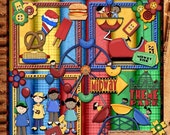 Items similar to Theme Park - Digital Scrapbooking - Clip Art - Digital ...