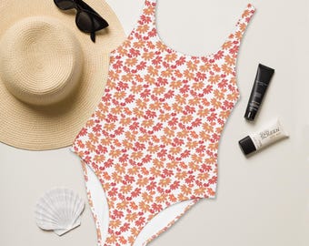Groovy flowers One-Piece Swimsuit
