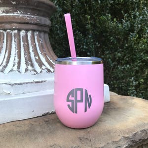 Stainless Steel Stemless Wine Tumblers, Bridesmaid Gift, Stainless Steel Double Wall Insulated Wine Tumblers, Bachelorette Party Favors