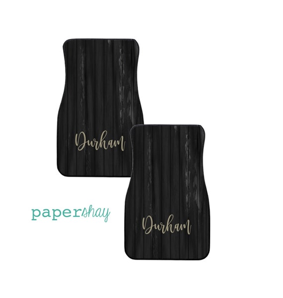 Monogram Floor Car Mats Personalized Floor Mats For Your Car Etsy