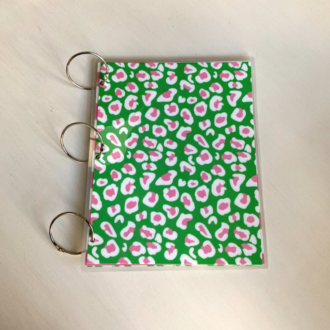 School Notebook or Loose Leaf Binder, Bridal Binder Planner, 3 Ring