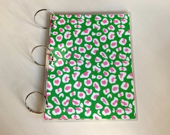 School Notebook or Loose Leaf Binder, Bridal Binder Planner, 3 Ring Binder Cover, Back to School, PS3026