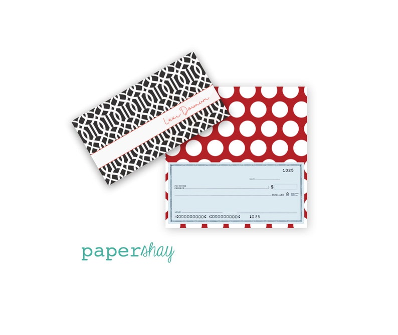 Checkbook Cover Monogrammed Vinyl Checkbook Cover Duplicate Etsy