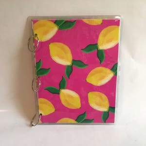School Notebook or Loose Leaf Binder, Bridal Binder Planner, 3 Ring Binder Cover, Back to School, PS3014