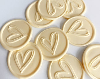 Heart Wax Seal Stickers, Wax Seal Stickers, Self Adhesive Wax Seal Stickers, Cute Wax Seal Stickers, Wax Seal Stickers, Set of 9