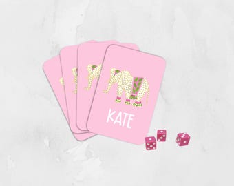 Personalized Poker Playing Cards, Monogram Playing Cards