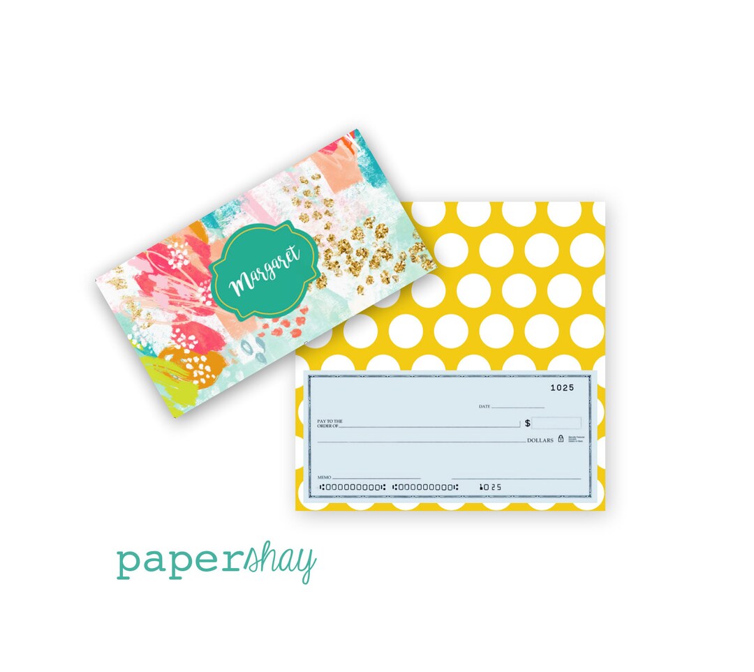 Checkbook Cover Monogrammed Vinyl Checkbook Cover Duplicate Etsy