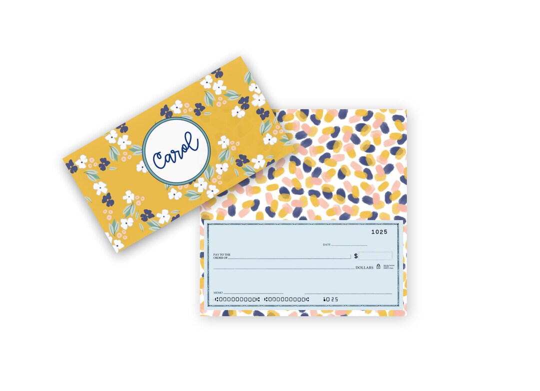 Checkbook Cover, Monogrammed Vinyl Checkbook Cover, Duplicate Checkbook ...