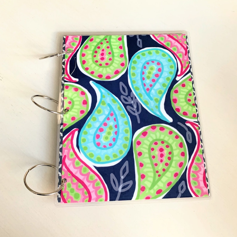 School Notebook or Loose Leaf Binder Bridal Binder Planner 3 Etsy