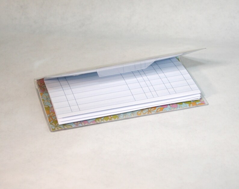 Checkbook Cover Monogrammed Vinyl Checkbook Cover Duplicate Etsy