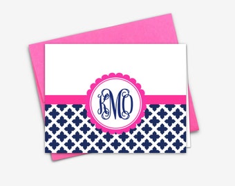 Personalized Stationery or Custom Thank You Notes, Bridesmaid Gifts, Child Note Cards