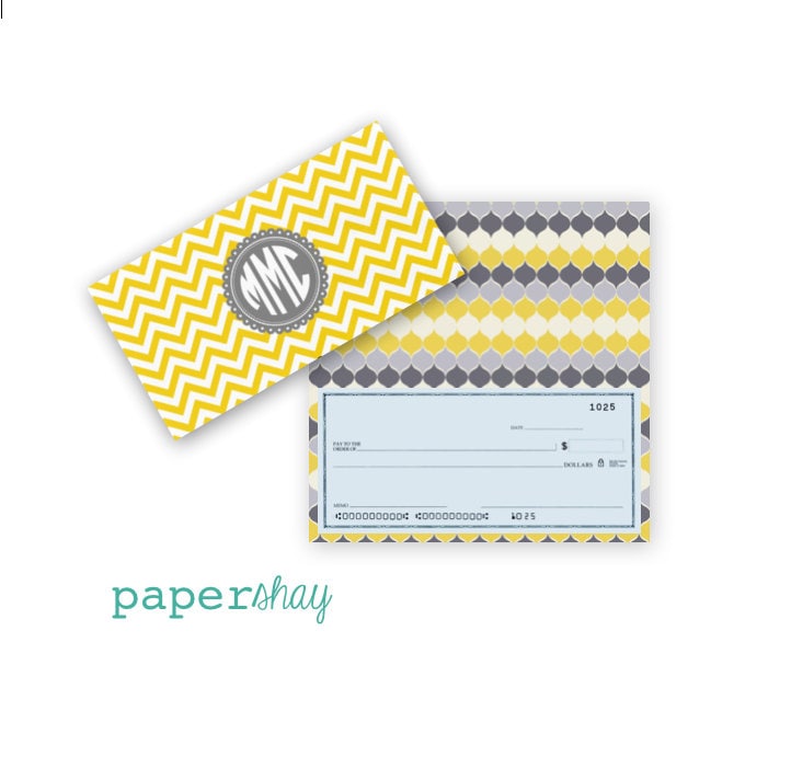 Checkbook Cover Monogrammed Vinyl Checkbook Cover Duplicate Etsy