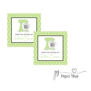 Gift Tags or Stickers, Calling Cards, Favor Tags, From the Kitchen