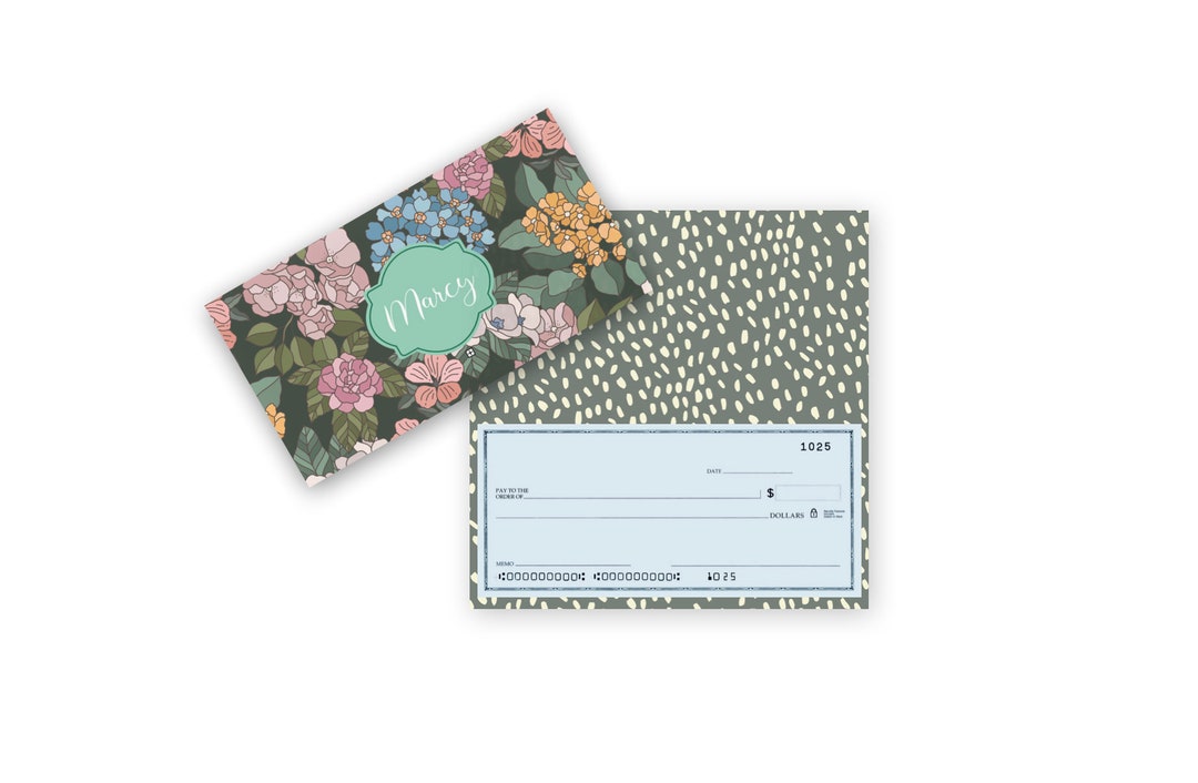 Checkbook Cover, Monogrammed Vinyl Checkbook Cover, Duplicate Checkbook ...